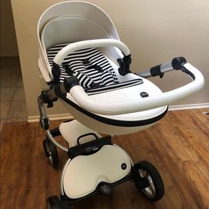 Mima Xari Aluminium Chassis Stroller in White